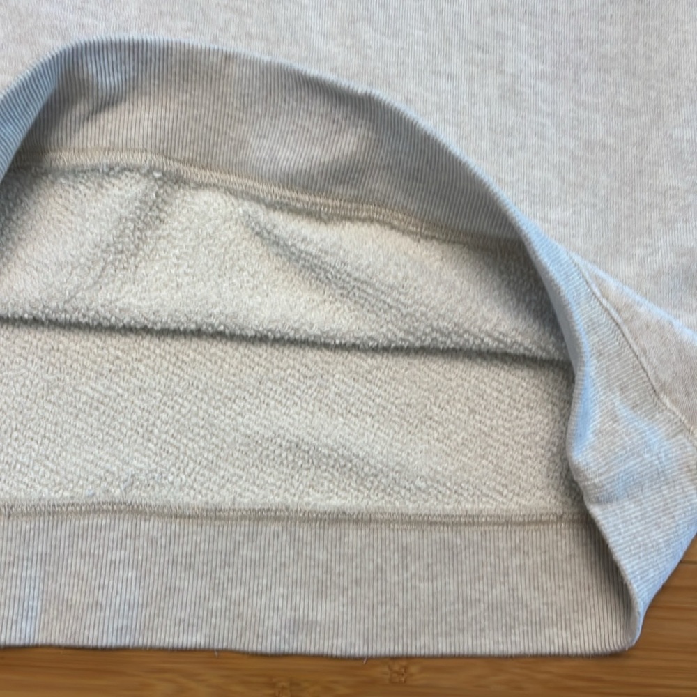 JENNI KAYNE Saturday Sweatshirt Sz XL Oatmeal French Terry Crewneck Long Sleeve - Picture 14 of 14